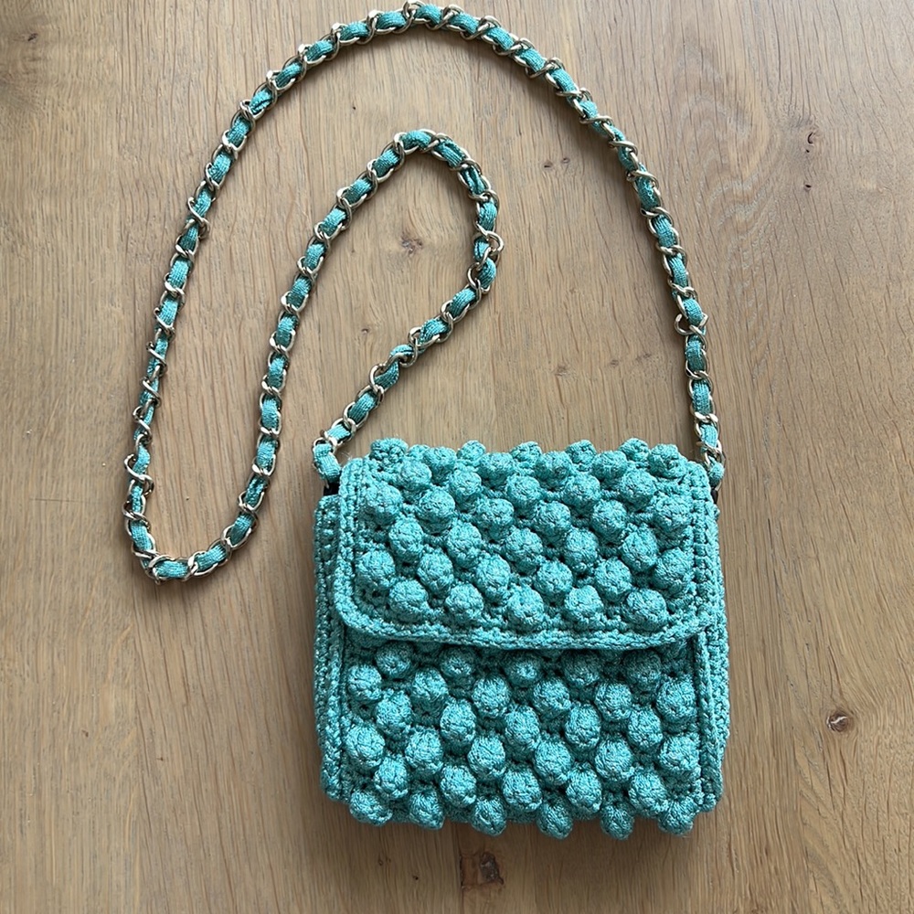 M Missoni bubble stitch lurex bag.